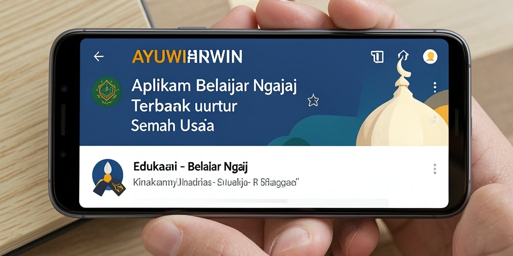 Tampilan antarmuka AYUWIN yang menarik dan intuitif.