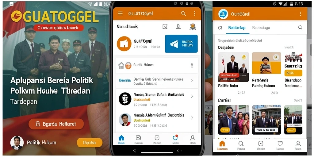 Antarmuka GUATOGEL yang intuitif untuk berita Politik Hukum.