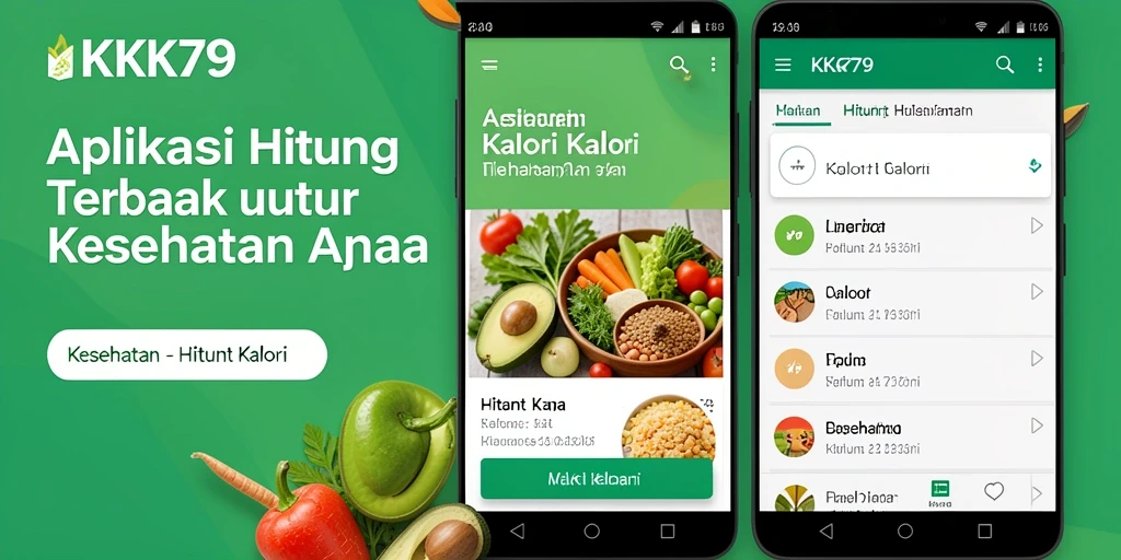Tampilan antarmuka KPK79 yang sederhana dan fungsional untuk menghitung kalori.