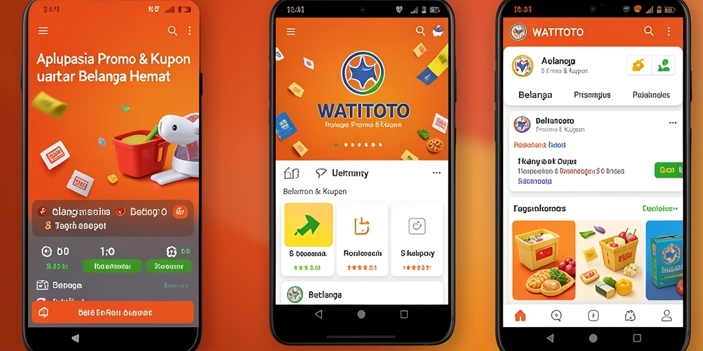 Tampilan antarmuka aplikasi WATITOTO yang modern dan intuitif.