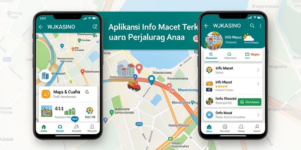 Antarmuka WJKASINO menampilkan informasi kemacetan terkini dengan jelas.