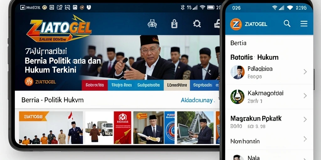 Antarmuka menarik dan intuitif dari aplikasi ZIATOGEL.