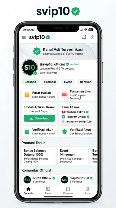 Kanal Resmi svip10 untuk Pengguna Android Indonesia